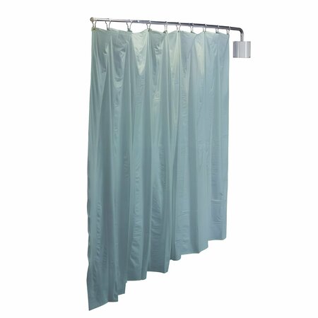 R&B WIRE PRODUCTS Antimicrobial Wall Mount Privacy Screen, 90in x 72in, Gray Green PST/AML/GG